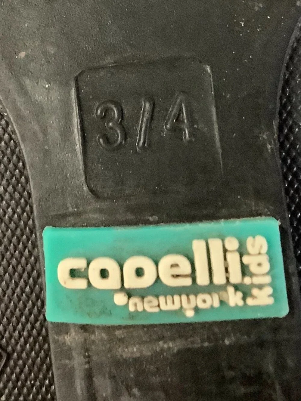Kids Tall Rain Boots Black Size 3 / 4.